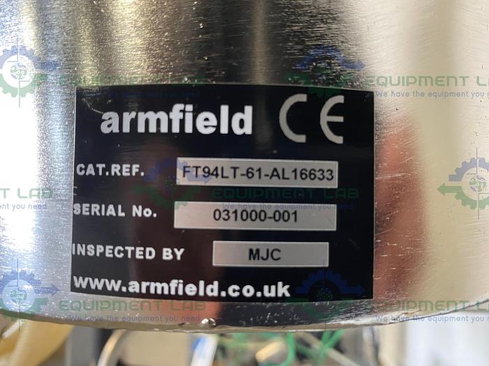 Used Armfield FT94LT HTST/UHT Mini Pilot System Pasteurization Skid w/ Flowmeter