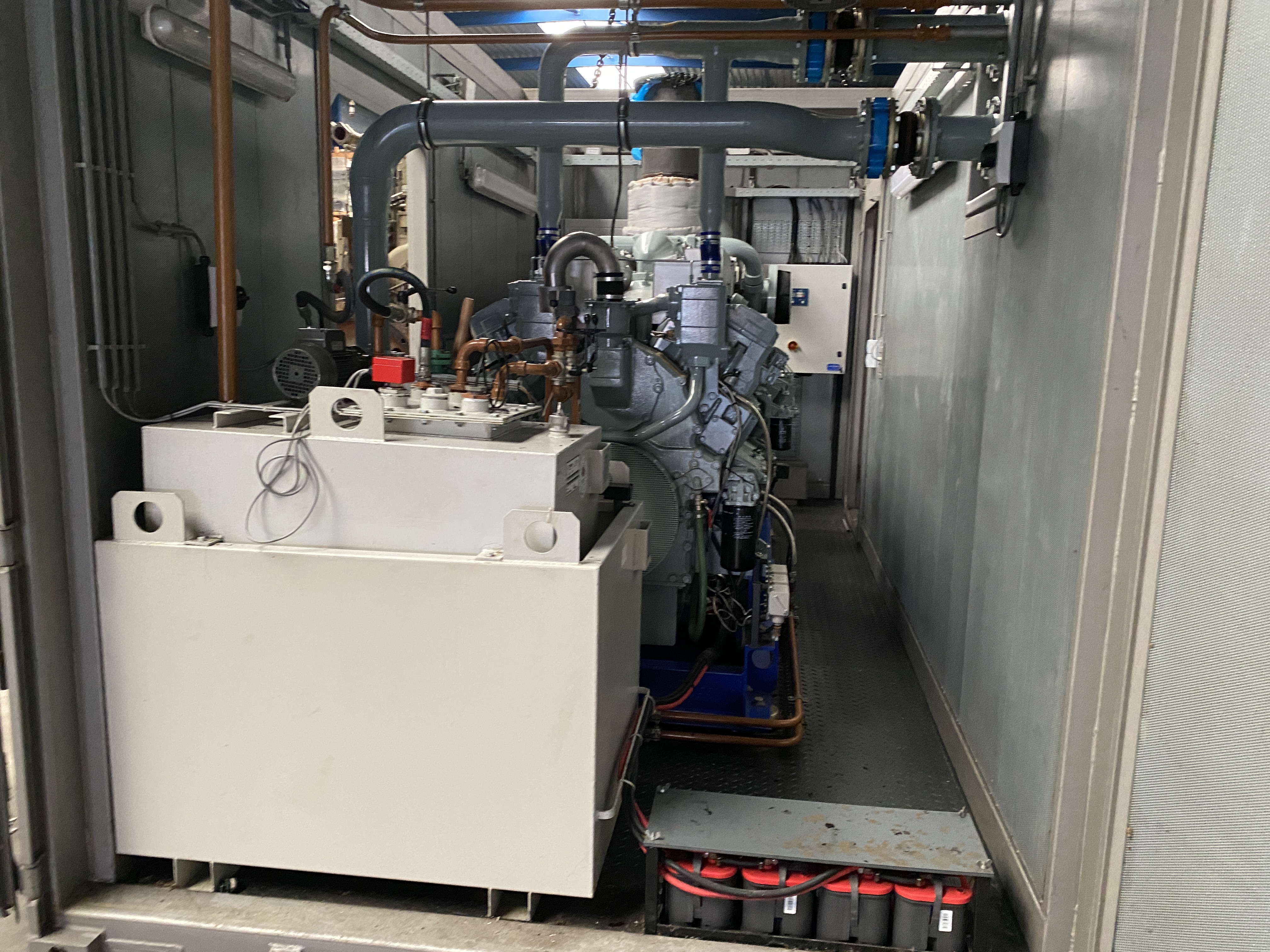 Used 2009 MITSUBISHI S12R / LEROY SOMER DIESEL GEN.SET 1250 KVA