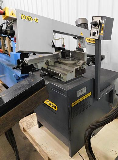 Used Hyd-Mech DM6 Manual Double Miter Horizontal Bandsaw DM6