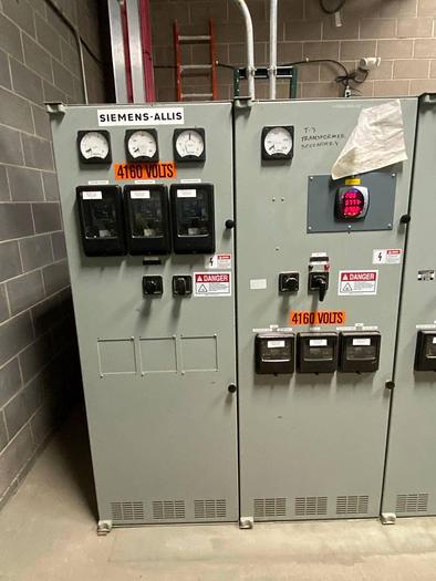 Used SIEMENS ALLIS 4160V SWITCHGEAR