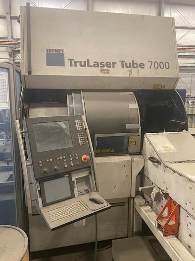 Used 2009 Trumpf Trulaser Tube 7000, 3600-Watt Tube Laser