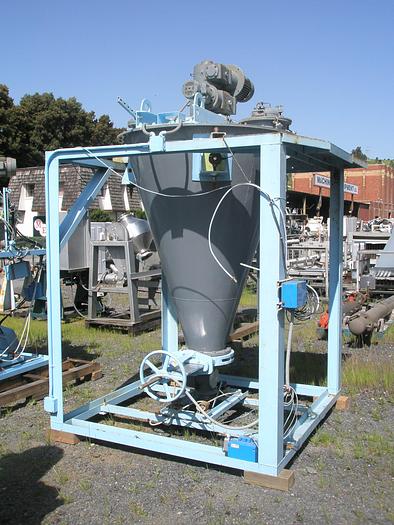 Used Mixer, Nauta, 25 CF, S/st, 48" Dia. X 72" Deep, #S736325