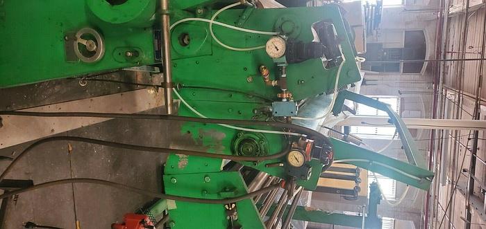Used 62" BECK ROTARY KNIFE SHEETER W/ BELT OUTPUT CONVEYOR