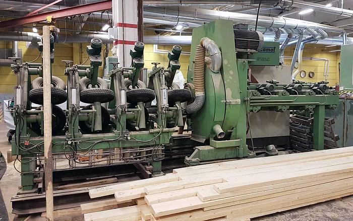 Used Log Rounding machine Mecamat Finland