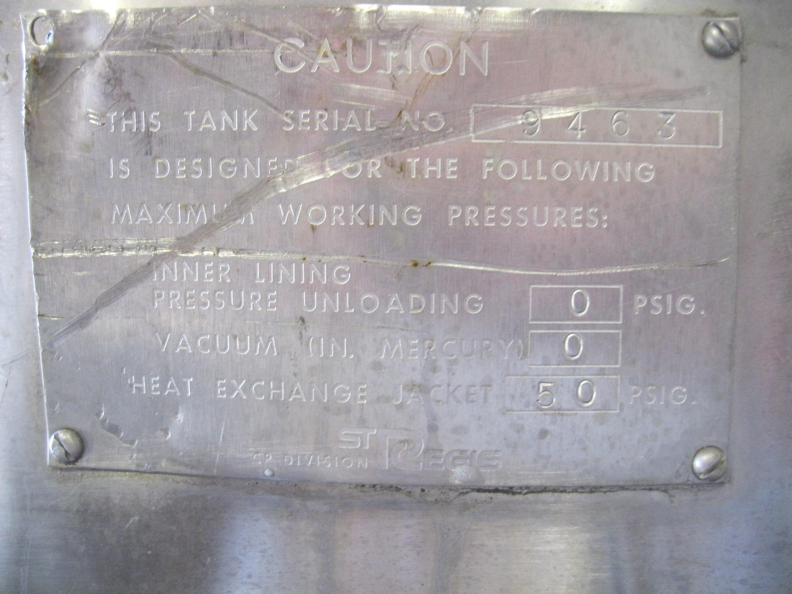 Refurbished 300 GALLON VERTICAL PROCESSOR