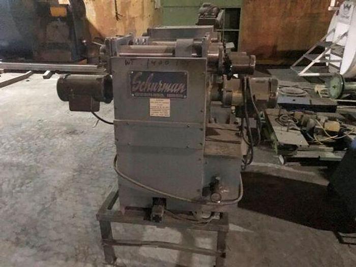 Used Schurman (USNR) Dual Head Saw Guide Resurfacer - 2 available