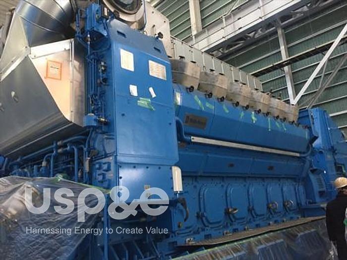 7 MW 2020 New Rolls Royce B32:40V12A Diesel Generator