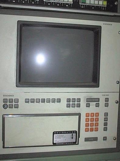 Used 190,000 POUND SCHENCK MDL. H9V ROLL BALANCING MACHINE