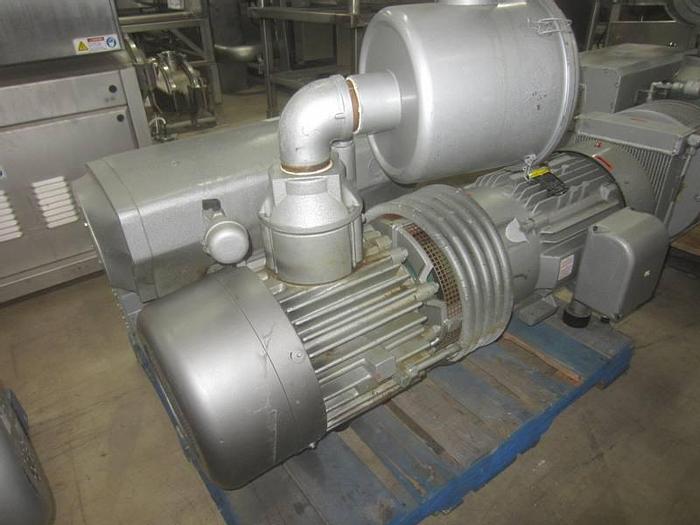 Used Busch Oil-Sealed Rotary Vane Vacuum Pump; Md#RAO400-B033-1102, 460 volt