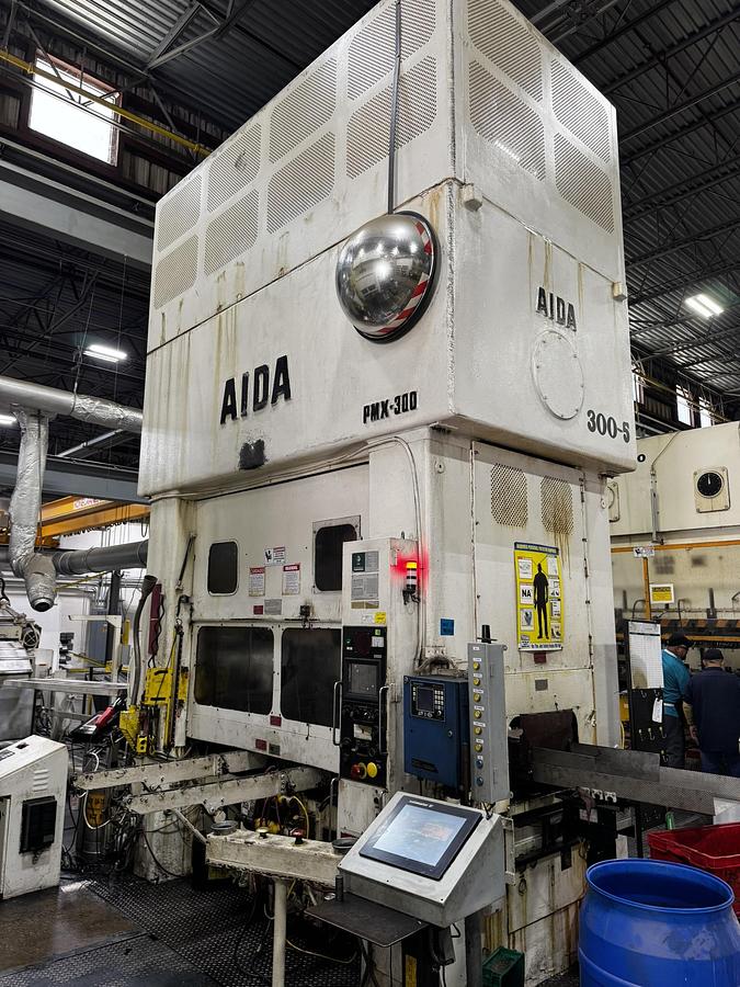 Used 300 ton AIDA PMX 84"x40" SSDC Stamping Press