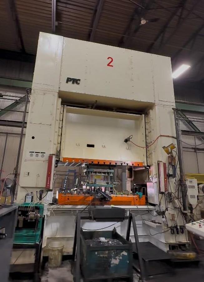 Used 400 ton PTC SSDC Stamping Press 84"x48: