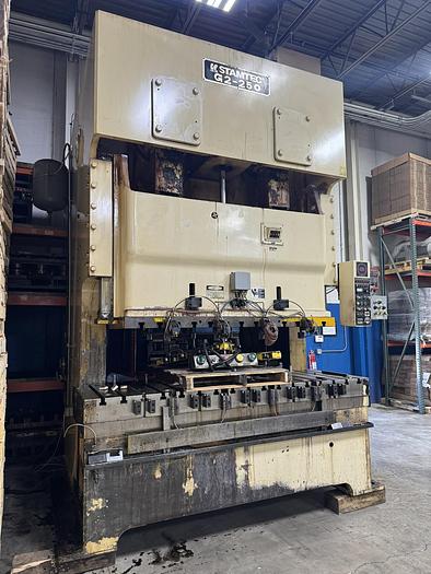 Used 250 ton Stamtec 2pt. Gap Frame Stamping Press