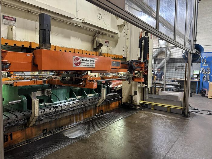 Used 1300 ton Niagara 186"x84" SSDC Stamping Press w/ HMS Transfer