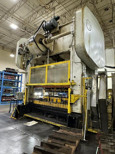 Used 600 ton Brown & Boggs 120"x60" SSDC Stamping Press