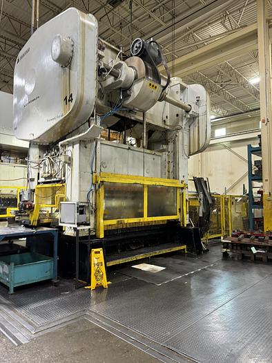 Used 600 ton Brown & Boggs 120"x60" SSDC Stamping Press