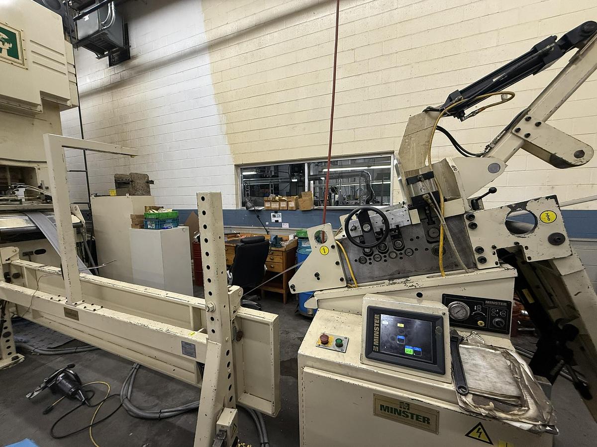 Used 26" Minster Servo Coil Feed Line