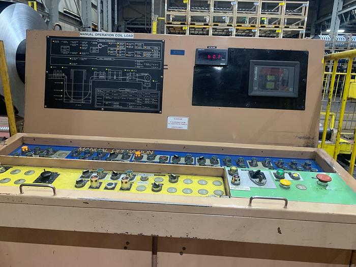 Used 2000mm Automatic Feed Co. Blanking Coil Feed Line