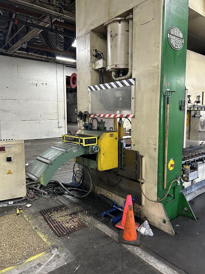 Used 440 ton Sutherland 120"x60 SSDC Stamping Press