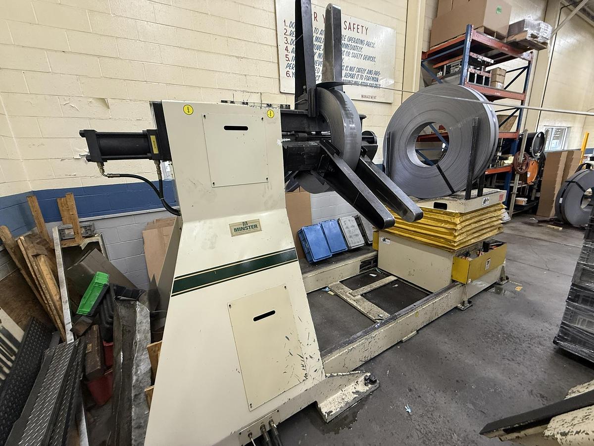 Used 26" Minster Servo Coil Feed Line