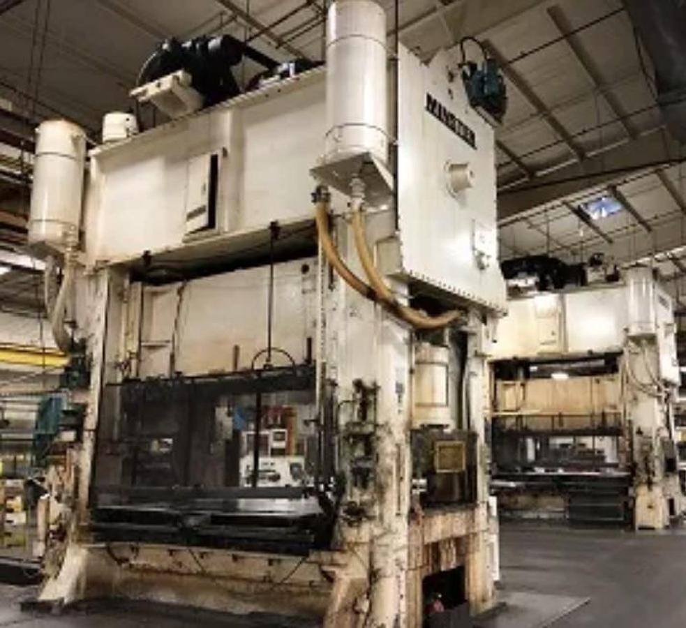 Used 600 ton Minster 120"x54" SSDC Stamping Press