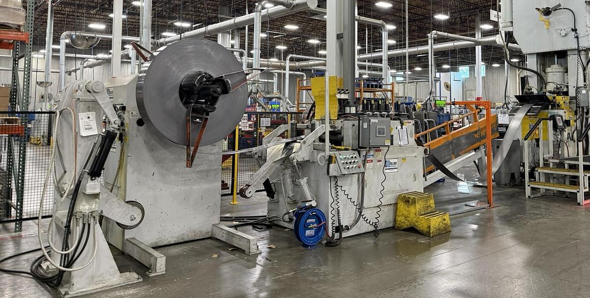 Used 24" Dallas Servo Coil Feed Line