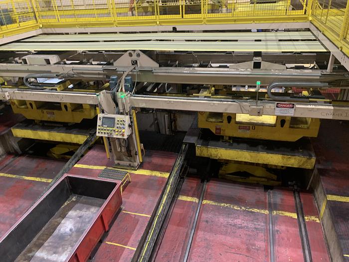 Used 400 ton Komatsu & Automatic Feed Co. Blanking Press Line