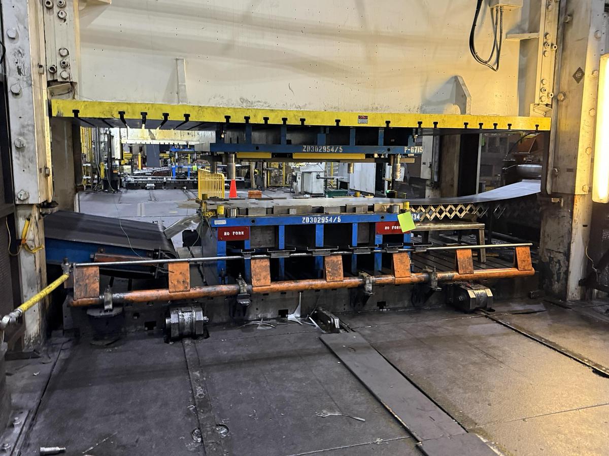 Used 800 ton Minster 168"x84" SSDC Stamping Press