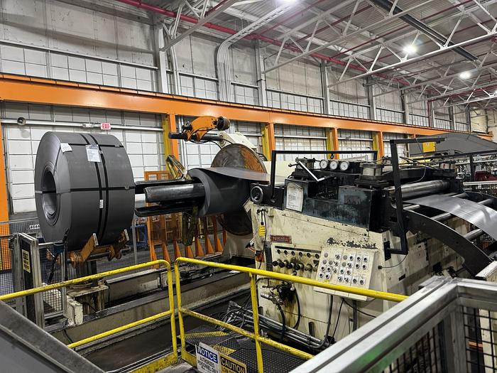 Used 1300 ton Niagara 186"x84" SSDC Stamping Press w/ HMS Transfer