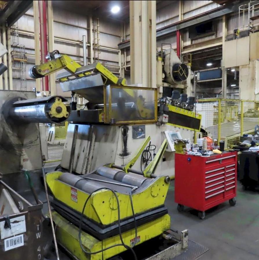 Used 72" X 60,000 LBS X .100"  COE Coil Feed Line