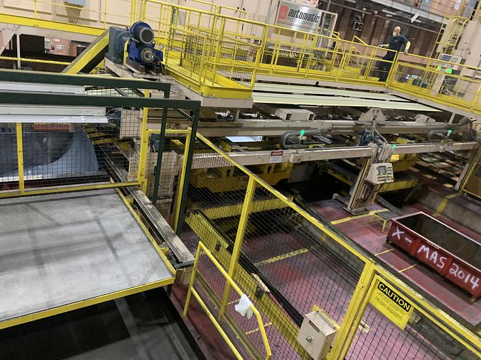 Used 400 ton Komatsu & Automatic Feed Co. Blanking Press Line