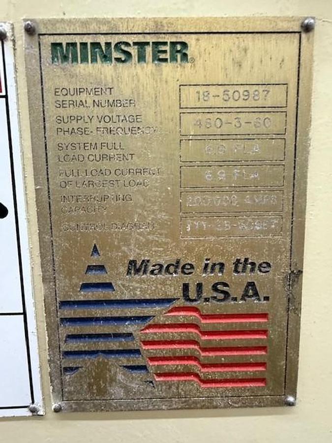 32" Minster Servo Feeder