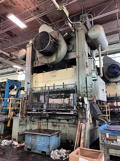 Used 600 ton Verson 108"x60" SSDC Stamping Press