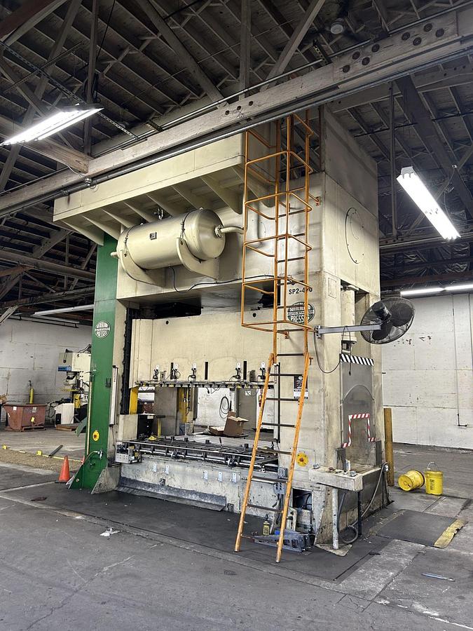 Used 440 ton Sutherland 120"x60 SSDC Stamping Press