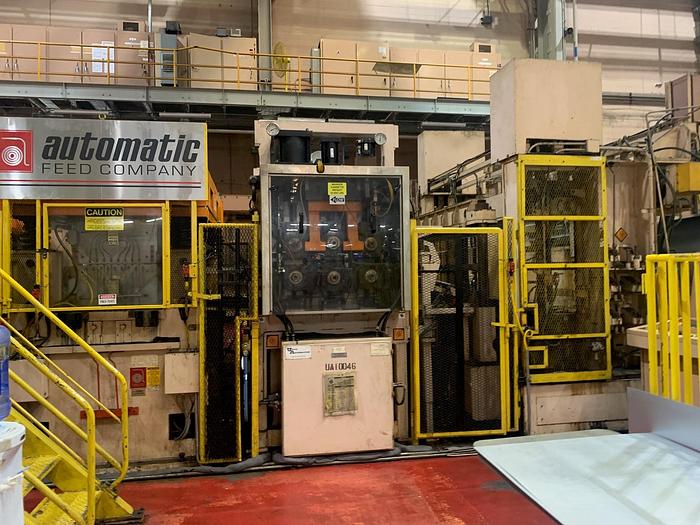 Used 2000mm Automatic Feed Co. Blanking Coil Feed Line