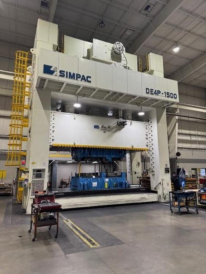 Used 1500 ton Simpac SSDC Stamping Press