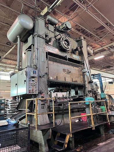 Used 600 ton Verson 108"x60" SSDC Stamping Press