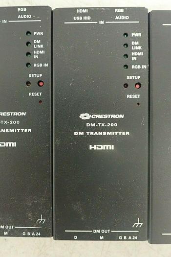 Used Lot of 4 Crestron DM-TX-200 HDMI DigitalMedia Transmitters