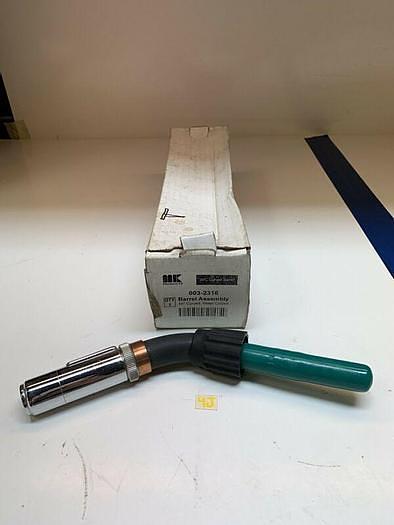MK Products 003-2316 W/C Curved Barrel Assembly 45 Degree 6” Water Cooled *New*