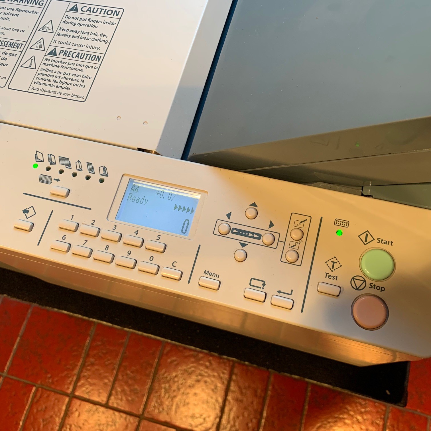 Used Duplo DF-980 A3 Tabletop Automatic Folding Machine