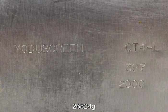 Used Ahlstrom MODUSCREEN CT4L Ahlstrom Moduscreen Ct4L Knotter Screen, 900Rpm, C Rotor #26824