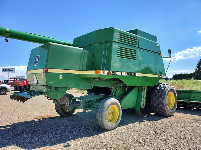 Used John Deere 9600 Combine w/ Corn + Grain Heads