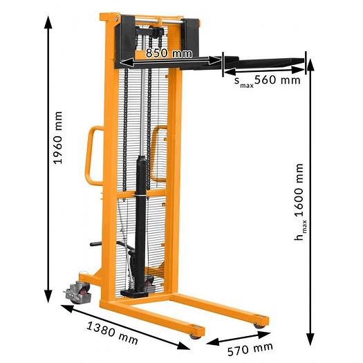 Cormak P516 Mast Pallet Truck