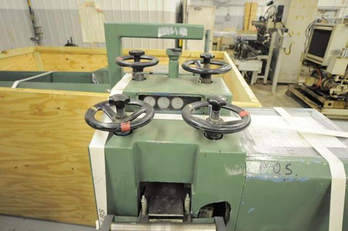 Used BRUDERER MODEL 24 320 DOUBLE STRAIGHTENER/LEVELLING MACHINE