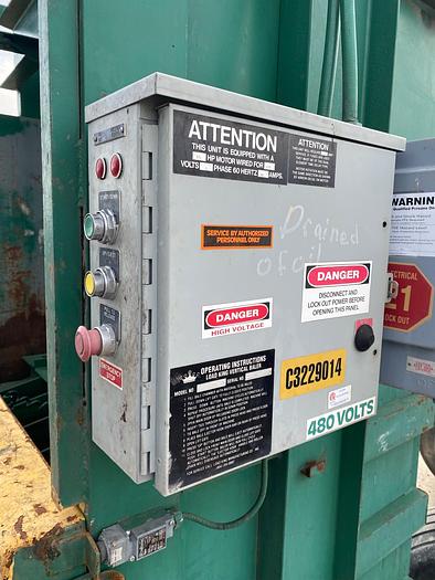 Used Load King Vertical Baler, Model: 1120008-HDV-7240-B