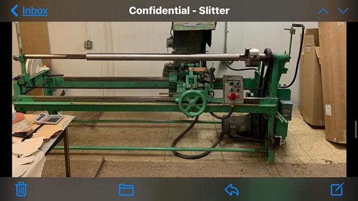 Used Judelshon Model 360 Slitter