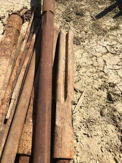 Used 9" OD x 56" L Chisel Bits