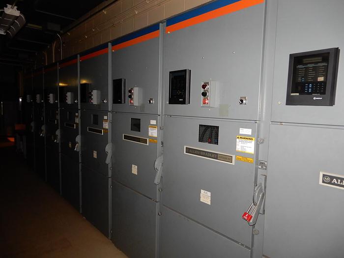 Used 2400V ROCKWELL AUTOMATION ALLEN BRADLEY MOTOR STARTER SECTION