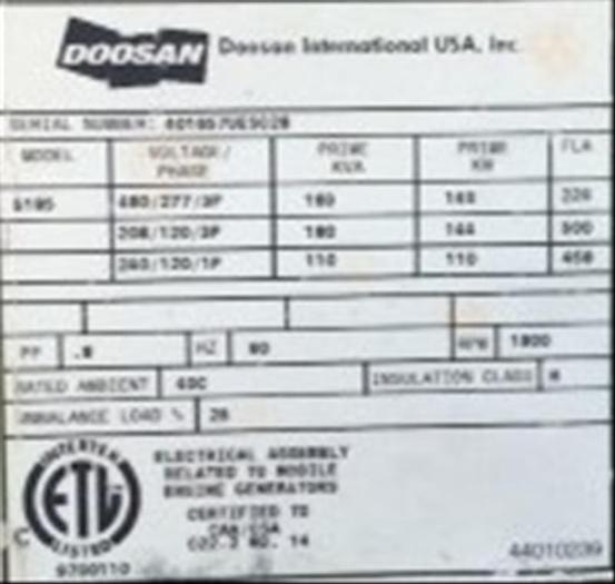 Used 0 Gardner Denver (2) BBL Mud Shaker Systems & GD Mud Pumps / (2) Generators