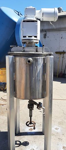 Used Tank, 45 Gallon, 304 S/st, Jkt, Agit, FT/CB #S744716