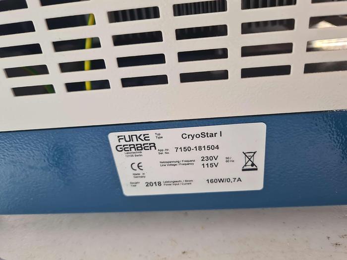 Used Funke Gerber CryoStar 1 Cryoscope